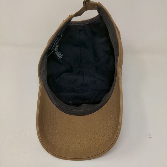 Brandy Melville Women's Slideback Hat Tan Size OS Blank 100% Cotton - Picture 6 of 7
